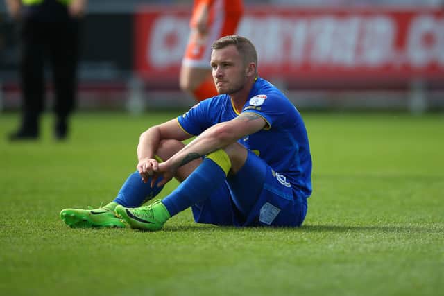Dean Parrett playing for AFC Wimbledon. (AMA)