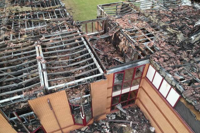 The aftermath of the fire. Photo: Lee Walker