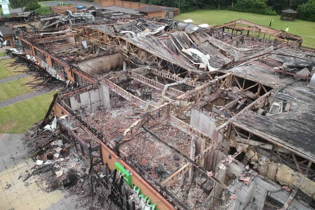 The aftermath of the fire. Photo: Lee Walker