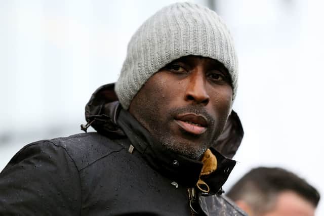 Macclesfield Town manager Sol Campbell 