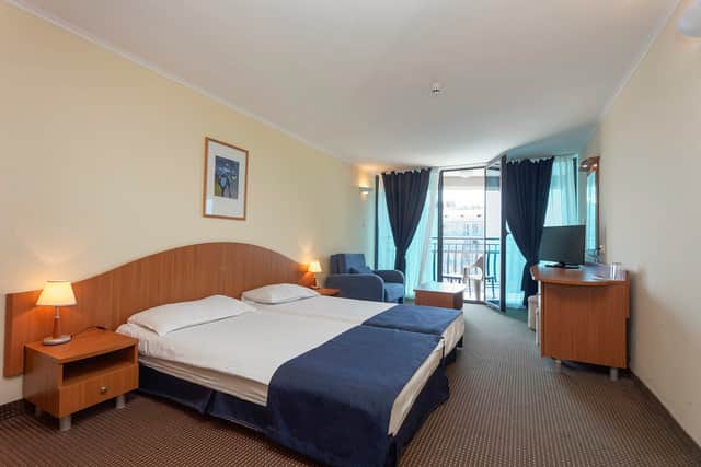 One of the rooms at Hotel Bellevue