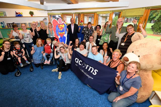 Staff and families are celebrating after hearing the news that Acorns Hospice has the chance to stay open