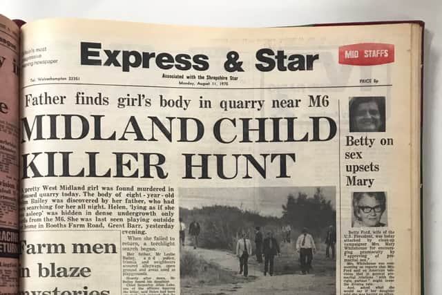 How the Express & Star reported the launch of a murder investigation after Helen Bailey was found