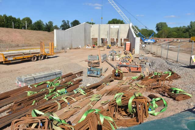 The flood gates are 26ft tall
