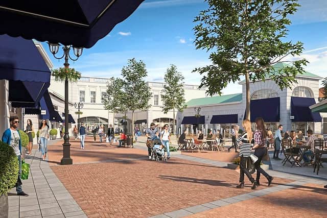 What the West Midlands Designer Outlet in Cannock will look like