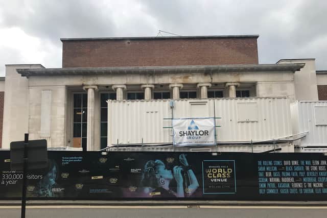 Shaylor was carrying out work on Wolverhampton Civic Hall