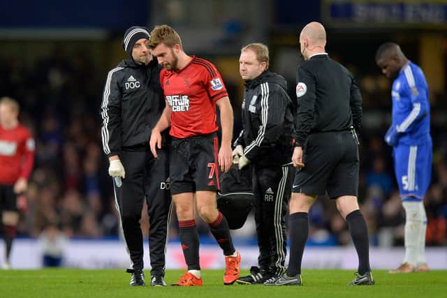 James Morrison picked up a hamstring injury at Chelsea in 2016. (AMA)