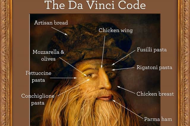 The ingredients used to create the work of art