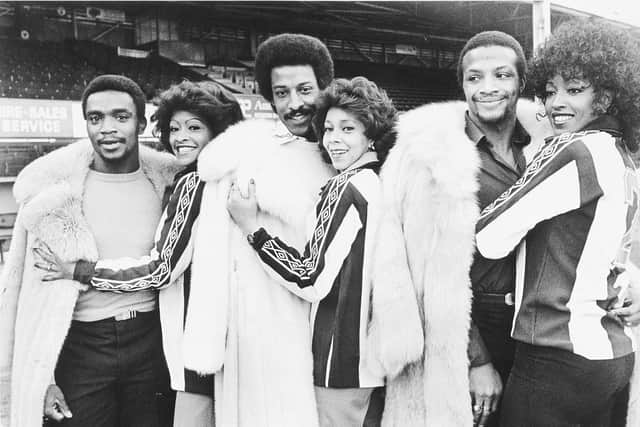 The Three Degrees meeting The Three Degrees pictured in this iconic image from 1979