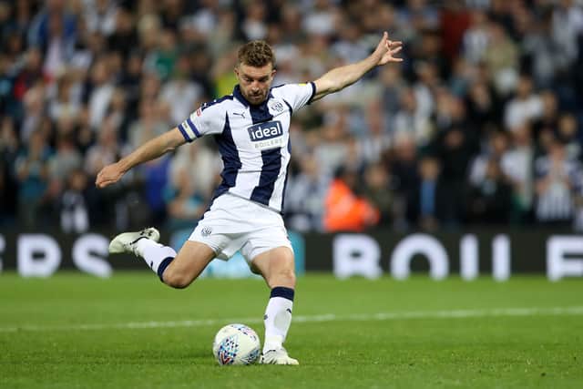Morrison thumped in Albion's fifth penalty against Villa. (AMA)