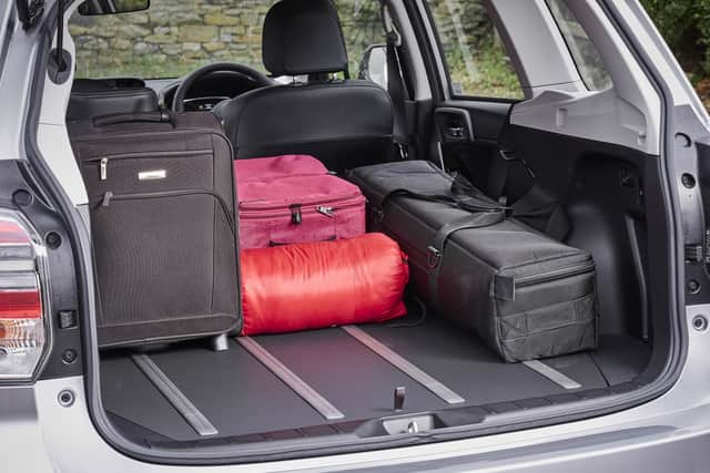 The Forester has a huge stowage capacity