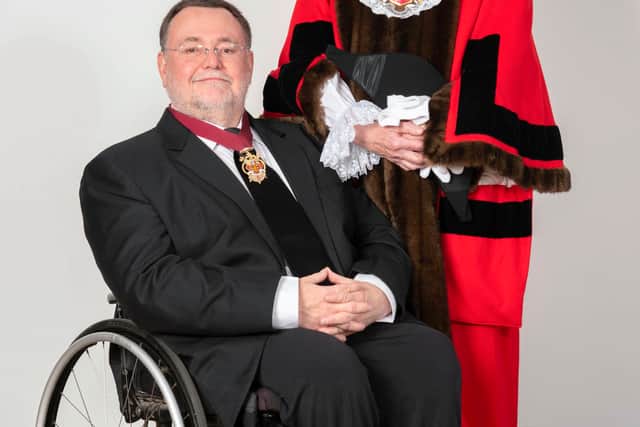 Councillor Claire Darke with her husband Dr Paul Darke