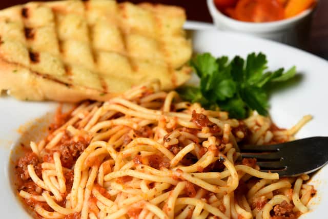 The spaghetti bolognaise was a hit