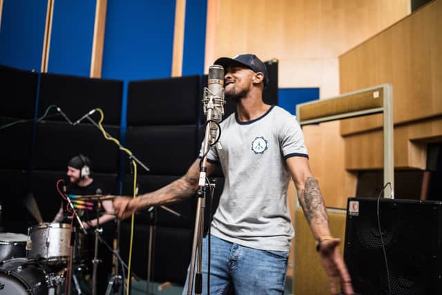 Vocalist Matthew Barnett at Abbey Road