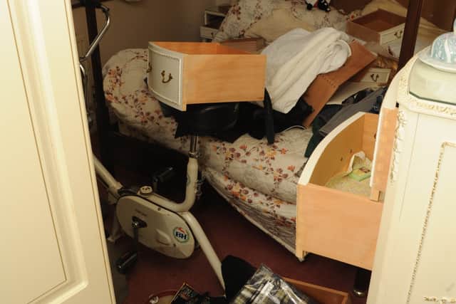 Wilsher's DNA was found on one of the drawers