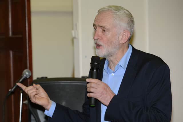Jeremy Corbyn during a visit to Dudley last week