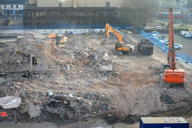 The scene at the site of the former Walsall police station, which has now been completely demolished