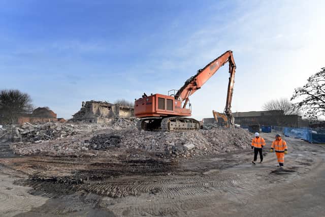 The scene at the site of the former Walsall police station, which has now been completely demolished