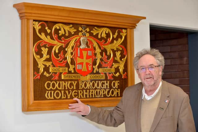 Councillor Lawrence in the Civic Centre