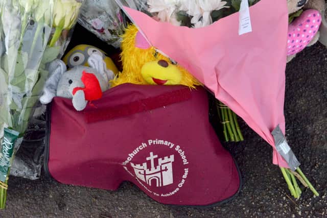 Toys left inside a school bag