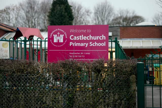Three of the children went to Castlechurch Primary School