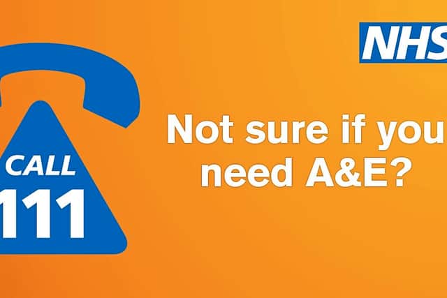 The NHS 111 helpline