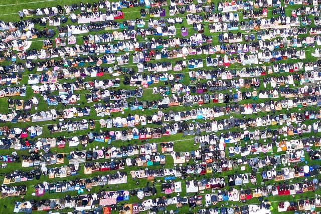 Eid celebrations at Small Heath Park, Birmingham. March 20, 2026.  