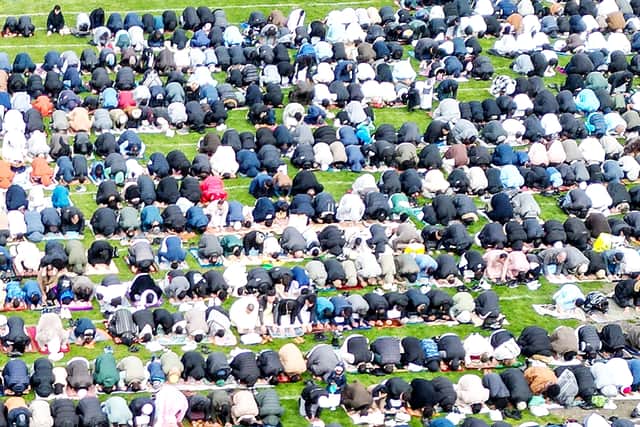Eid celebrations at Small Heath Park, Birmingham. March 20, 2026. 