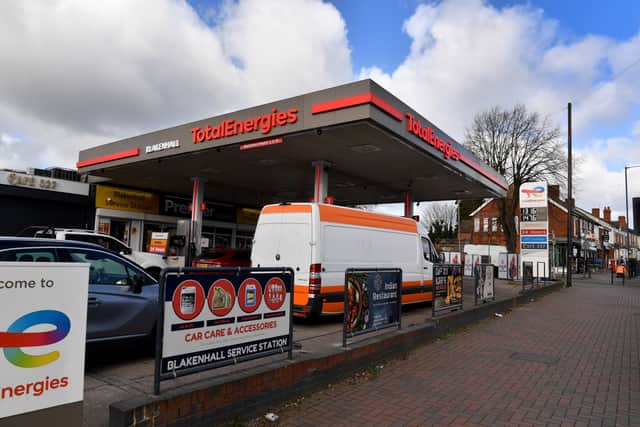 Pics of petrol stations around the region for fuel price comparison one week on.Total Energies, Dudley Road, Wolverhampton.