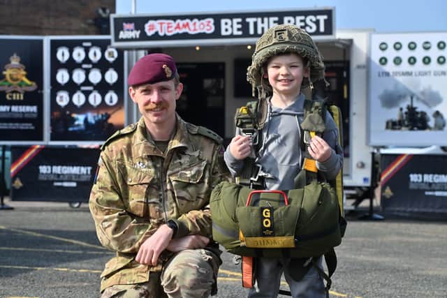 Fallings Park, Wolverhampton and Royal Artillery open day event.    Lft Josh Preston from Essex, with Dash Baker 7 from Wolves.