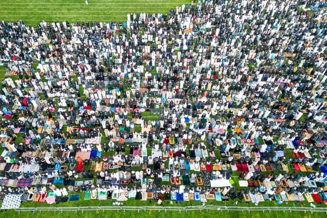 Eid celebrations at Small Heath Park, Birmingham. March 20, 2026. 