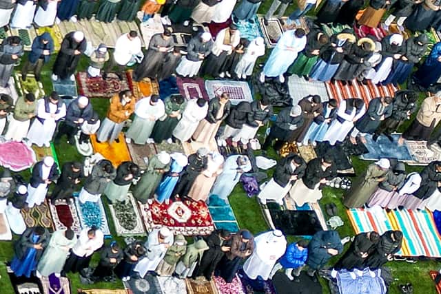 Eid celebrations at Small Heath Park, Birmingham. March 20, 2026. 