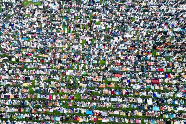 Eid celebrations at Small Heath Park, Birmingham. March 20, 2026.  
