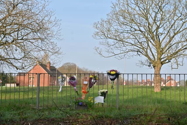 Tributes left for cyclist who died in a collision with a car near Brownhills on the Chester Road North Island
