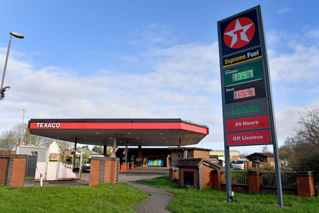 Pics of petrol stations around the region for fuel price comparison one week on.Texaco, Hawkes Green Lane, Cannock