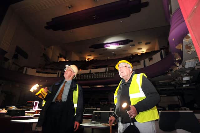 Malcolm Palmer and Geoff Fitzpatrick were allowed inside to see the closed venue in 2012