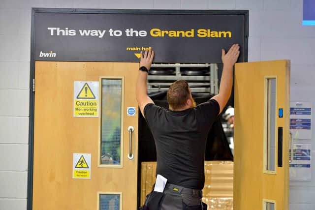 Signs are installed at the centre