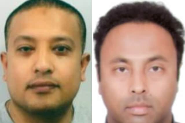 Abdul Kamal, left, and Mohammed Uddin