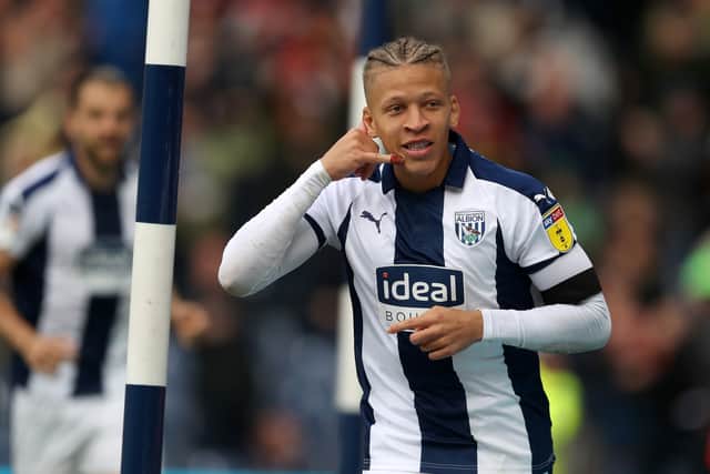 Dwight Gayle celebrates scoring. (AMA)