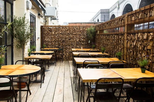 Great outdoors – eat outside if the weather is right
