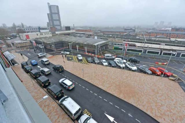 A row has broken out over the taxi rank