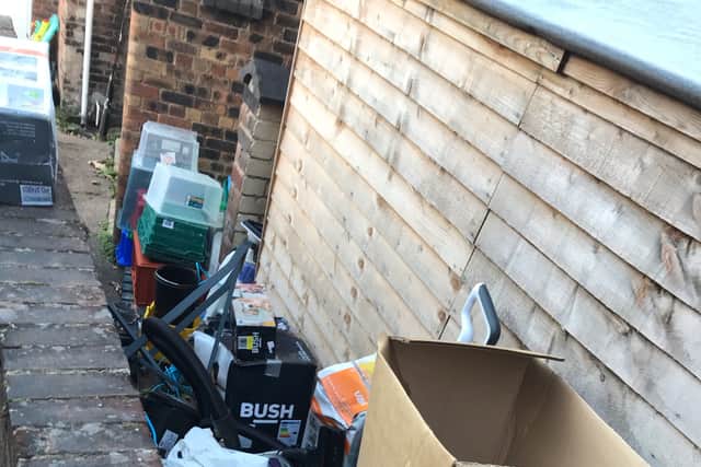 Robbers raided AED Donate's shed