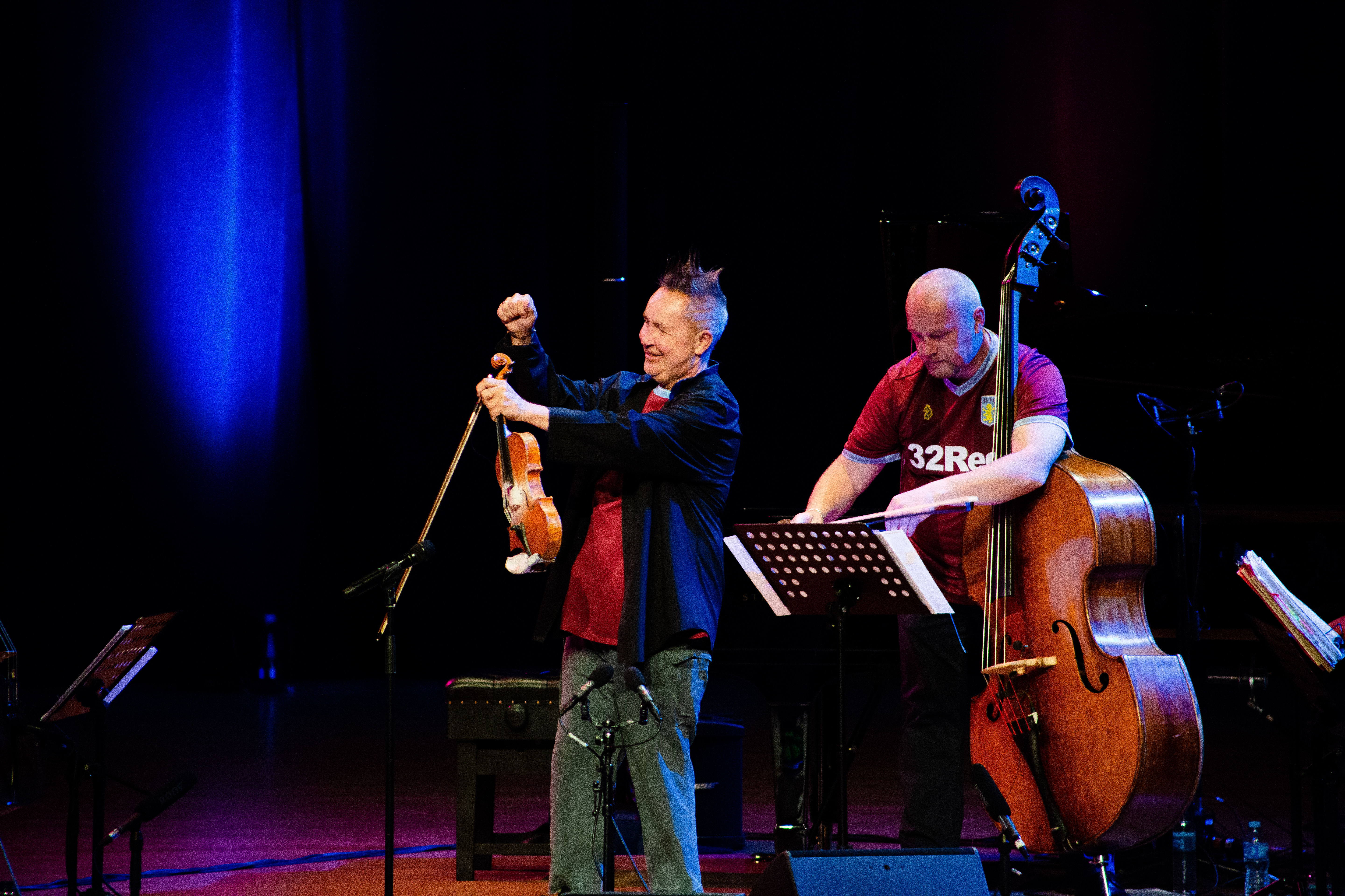 Nigel Kennedy. Pictures by: Michelle Martin