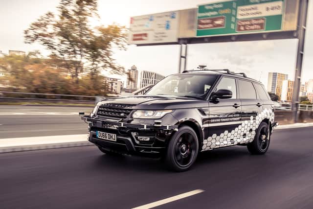 Jaguar Land Rover is hoping to have self-driving vehicles on the market within a decade