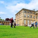 Croquet on the lawn at Attingham Park 