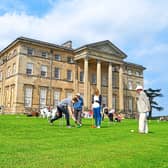Croquet on the lawn at Attingham Park 