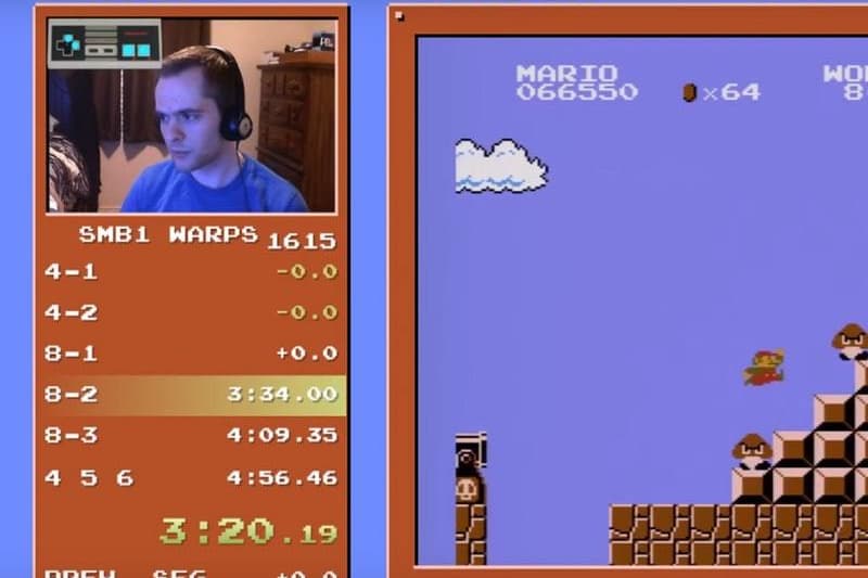 Spped Mario This guy just completed the fastest Super Mario Bros speedrun of all time