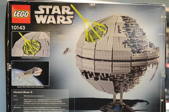 A LEGO Death Star II set, expected to fetch £400