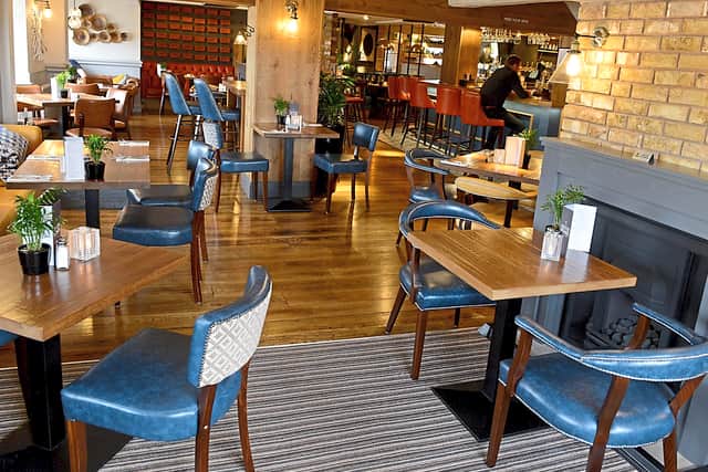 Glitz and glamour – inside is super stylish and glossy