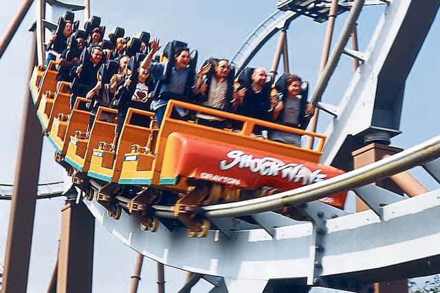 Thrill-seekers – ride the Shockwave